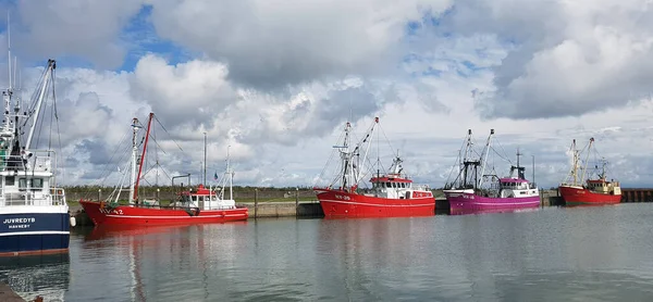 Krabbenkutter Hafen Havneby Roemoe —  Fotos de Stock