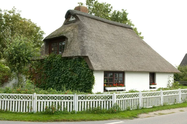 Ancienne Maison Bois Dans Village — Photo