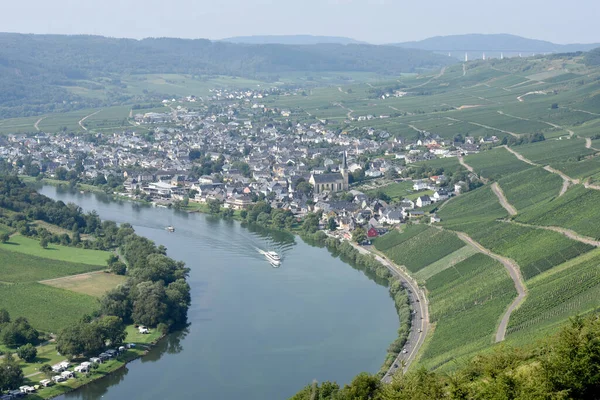 Der Weinberg Kroever Nacktarsch Ist Eine Wein Grosslage Der Mosel — Fotografia de Stock