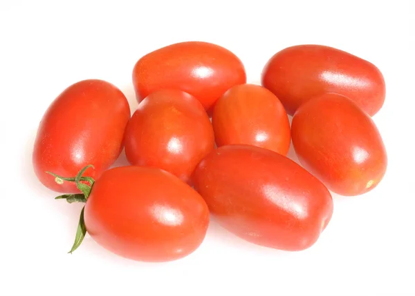 Pflaumen Buschtomate Ravello Tomate Lycopersicon Esculentum — 스톡 사진