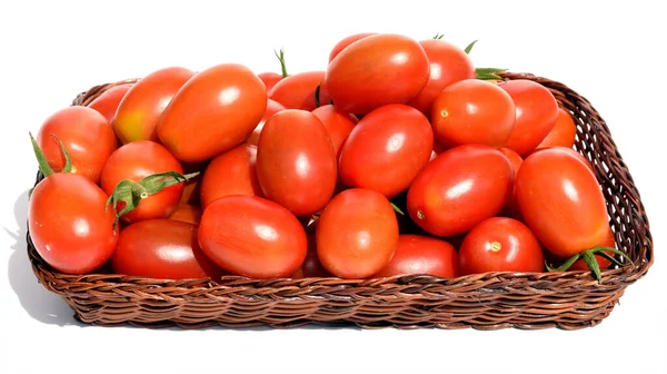 Φλουμεντομάτης Φλαουμένη Buschtomate Ravello Tomate Lycopersicon Esculentum — Φωτογραφία Αρχείου