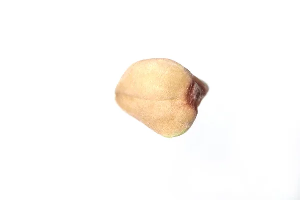 Close Single Green Bean Isolated White Background — Stock Photo, Image