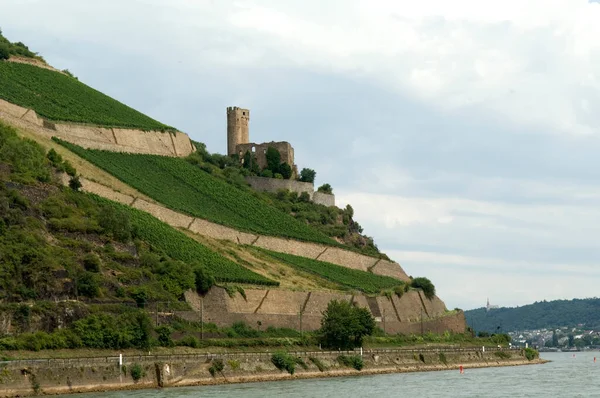 San Marino Daki Eski Ortaçağ Kalesinin Manzarası — Stok fotoğraf