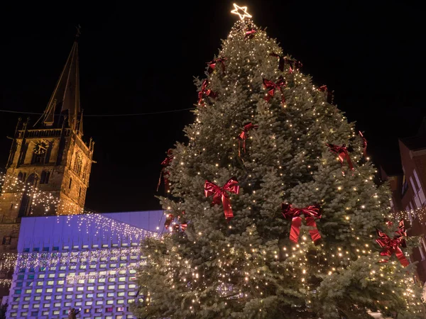 Kersttijd Het Duitse Muensterland — Stockfoto