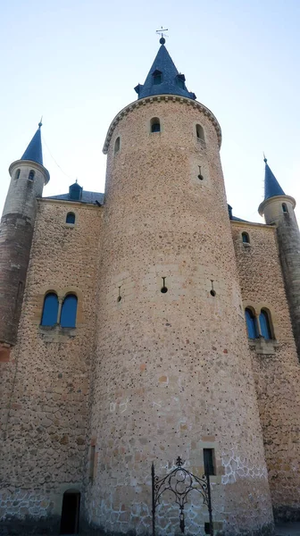 Torre Del Alcázar Segovia Famosa Referencia España Castillo Torre Segovia —  Fotos de Stock