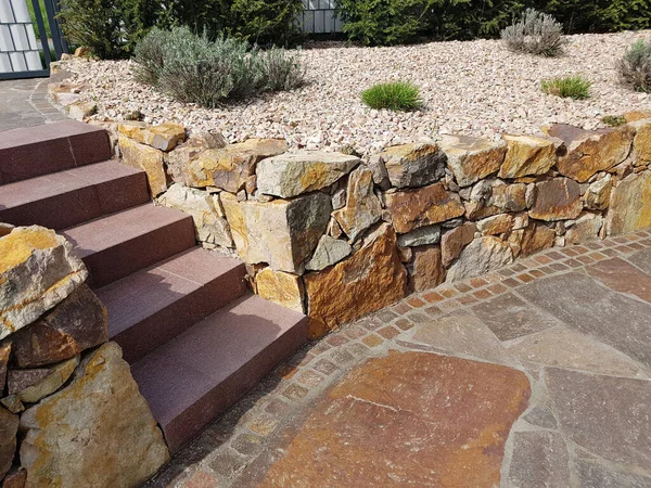 Stone Stairs Garden — Stock Photo, Image