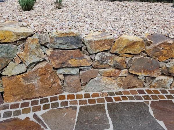Stone Wall Stones Moss — Stock Photo, Image