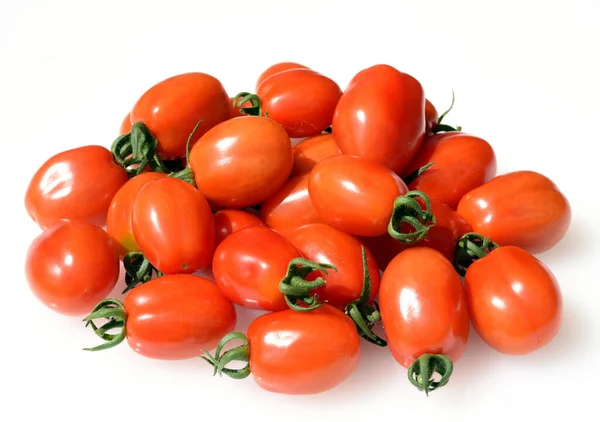 Pflaumen Buschtomate Romello Tomate Lycopersicon Esculentum — Stockfoto