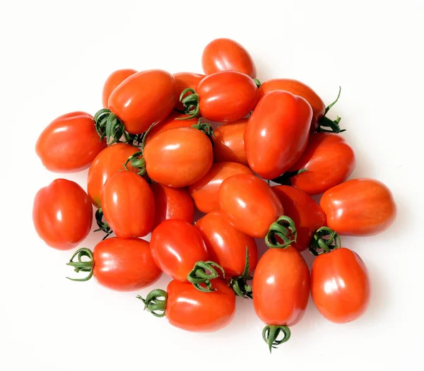 Pflaumen Buschtomate Romello Tomate Lycopersicon Esculentum — стокове фото