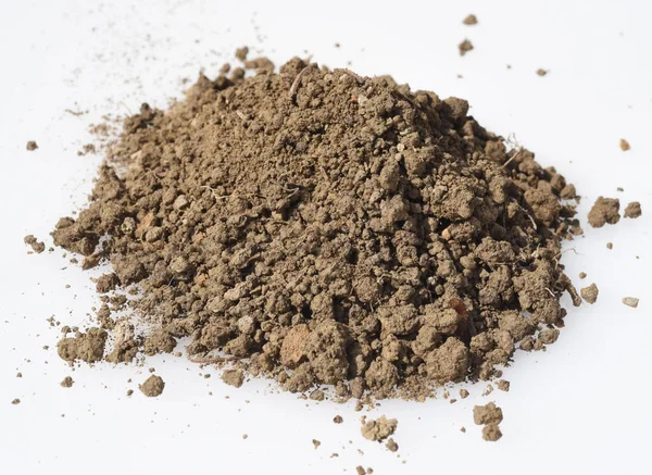Pile Ground Powder White Background — Stock Photo, Image