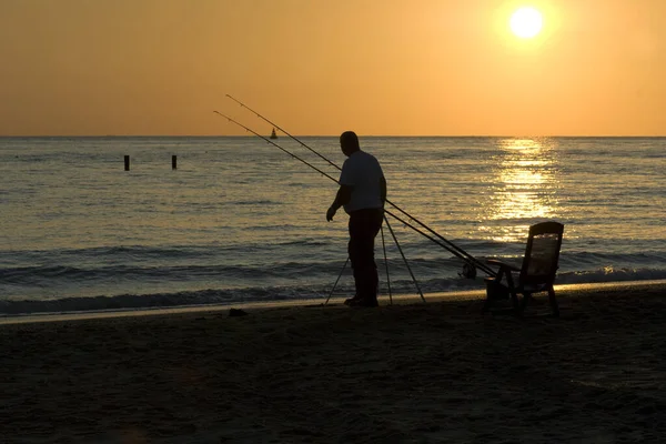 Fischerboot Strand — Stockfoto