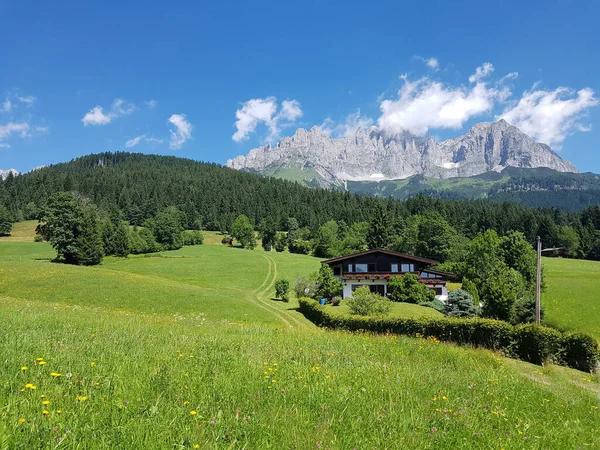 Wilder Kaiser Tirol Osterreich Gebirge Gebirgsstock —  Fotos de Stock