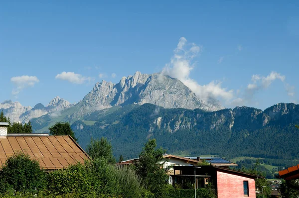 Wilder Kaiser Tyrolen Österreich Gebirge Gebirgsstock — Stockfoto