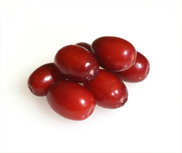 Red Cherry Tomatoes White Background — Stock Photo, Image