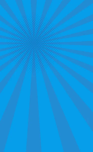Синий Комический Зум Линиями Точками Векторная Иллюстрация — стоковое фото
