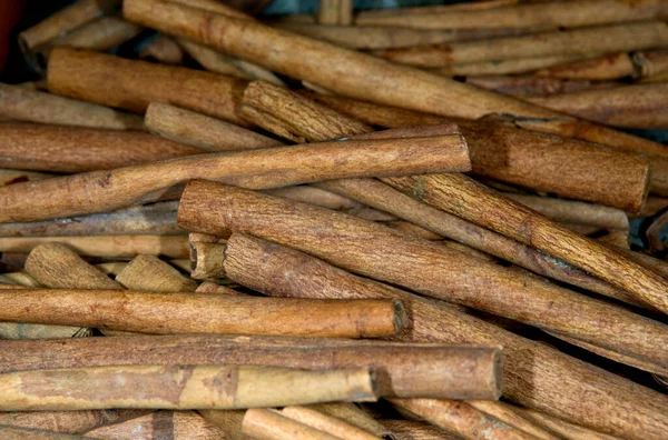 Close Bunch Cinnamon Sticks — Stock Photo, Image