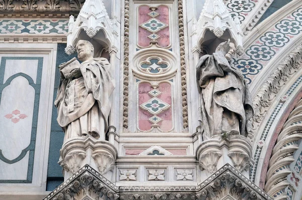 Papas Calisto Celestino Portal Cattedrale Santa Maria Del Fiore Florença — Fotografia de Stock