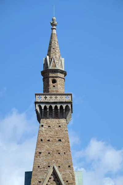 Der Glockenturm Der Basilika Santa Croce Basilika Des Heiligen Kreuzes — Stockfoto