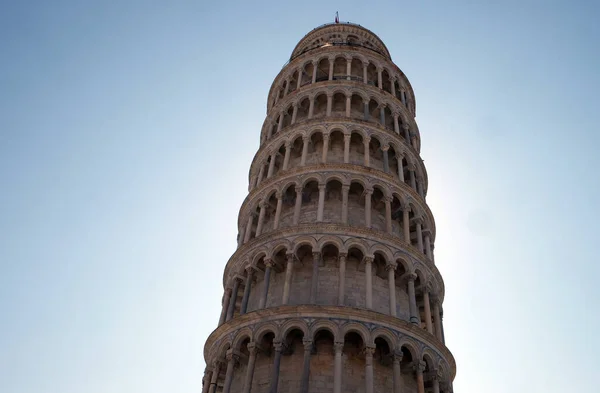 Piza Włochy Okolice Czerwiec 2019 Wieża Krzywych Wież Katedry Dzwonu — Zdjęcie stockowe