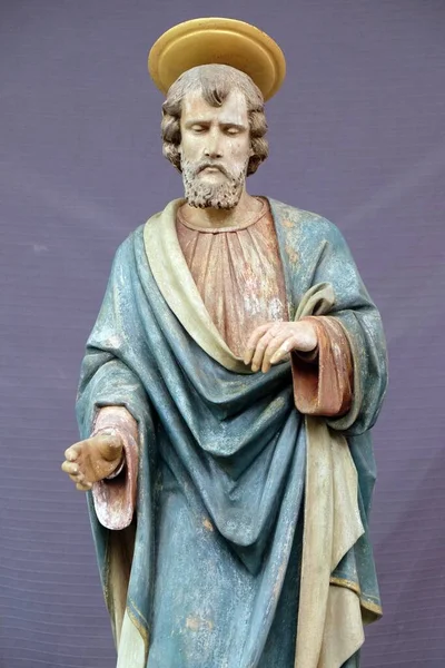 Άγιος Απόστολος Ανδρέας Πρωτόκλητος Εκκλησία Του Αγίου Ματθαίου Στο Stitar — Φωτογραφία Αρχείου