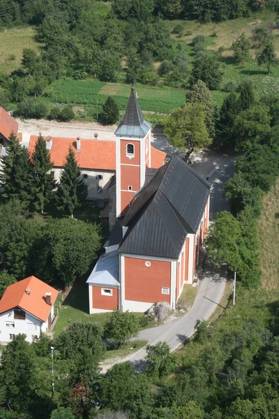 Церковь Святого Леонарда Ноблакского Котари Хорватия — стоковое фото