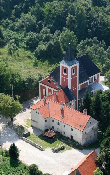Igreja São Leonardo Noblac Kotari Croácia — Fotografia de Stock