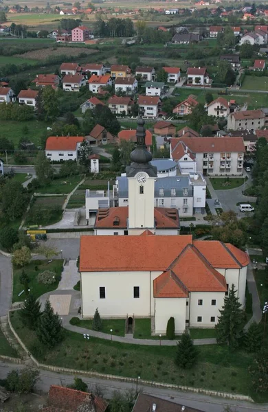 Eglise Assomption Vierge Marie Klostar Ivanic Croatie — Photo