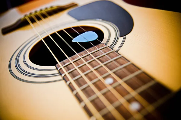 Akustisk Gitarr Bakgrunden — Stockfoto