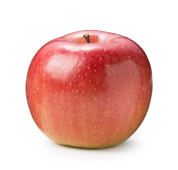 Roșu Apple Izolat Fundal Alb — Fotografie, imagine de stoc