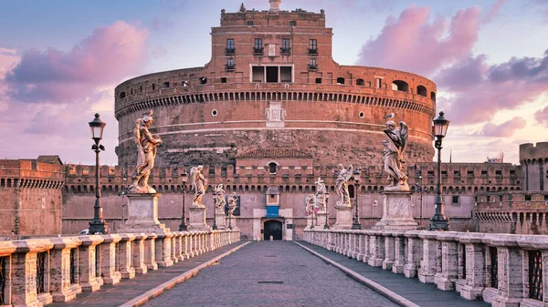 Rome Italy Circa August 2020 Castel Sant Angelo Святий Ангел — стокове фото