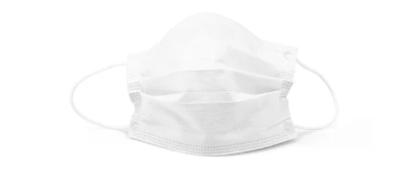 白い背景に隔離された医療用マスク — ストック写真