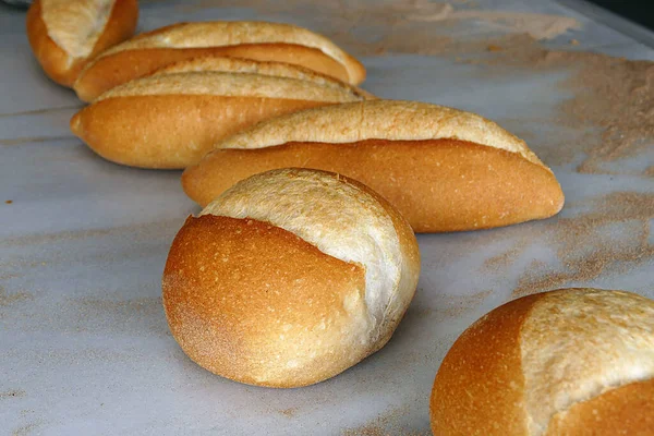 Gran Horno Leña Clásico Que Hornea Pan Horno Leña Panes —  Fotos de Stock