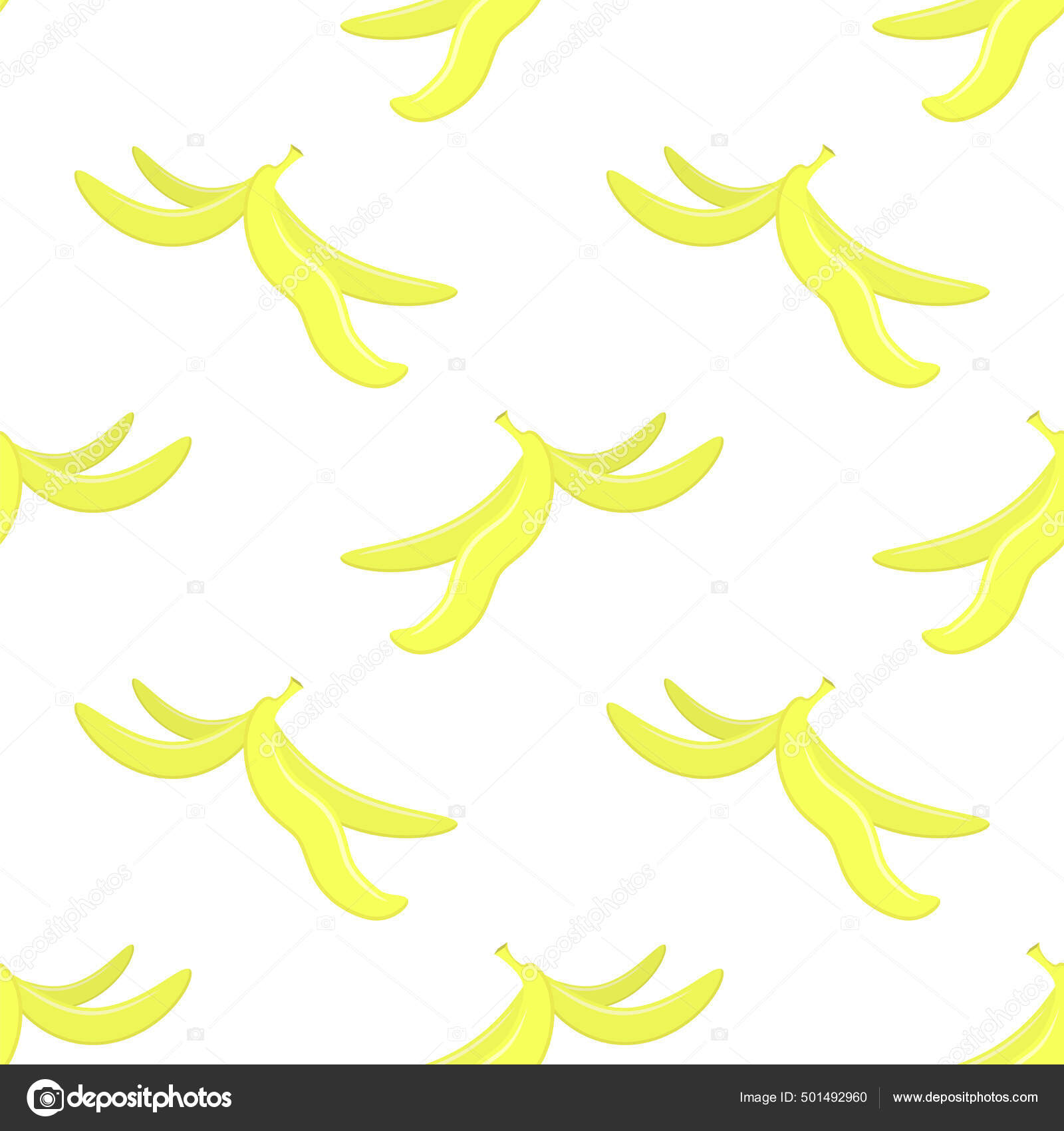 Gul Banan Sømløst Mønster Isolert Hvit Bakgrunn – stockillustrasjon ©  PantherMediaSeller #501492960, image size:1600x1700