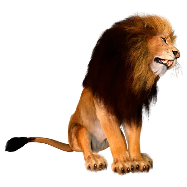 Rendering Lion — Stock Photo, Image