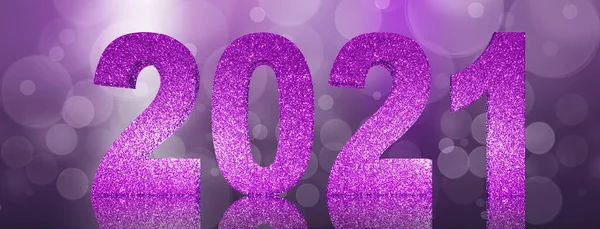 Neujahr 2019 Hintergrund Mit Bokeh Effekt — Stockfoto