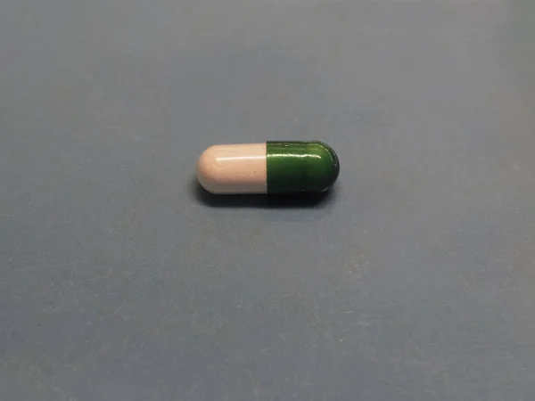 Close White Pills Black Background — Stock Photo, Image