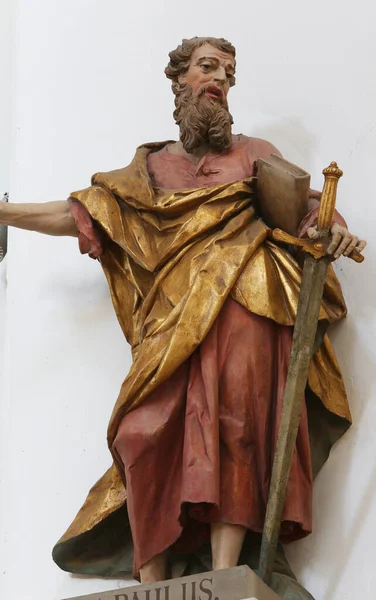 Svatý Pavel Apoštol Bazilika Víta Ellwangenu Německo — Stock fotografie