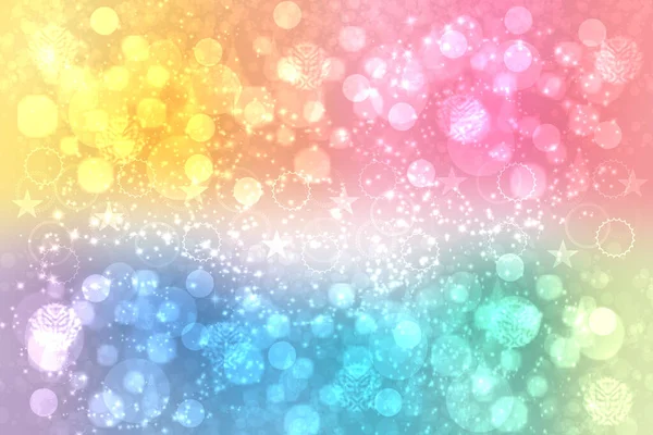 Rainbow Background Abstract Fresh Delicate Pastel Vivid Colorful Fantasy Rainbow — Stock Photo, Image