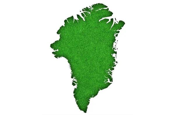 Yeşil Nijerya Haritası — Stok fotoğraf