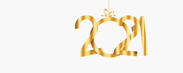 2019年新年快乐 金色背景 金色和白色数字 — 图库照片