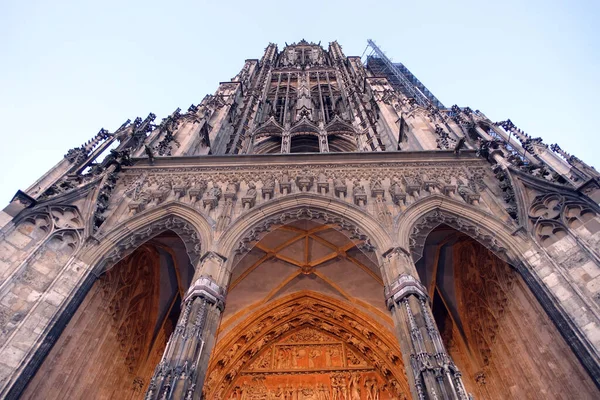 Paris France July 2019 Catedral Notre Dame Defense — Foto de Stock