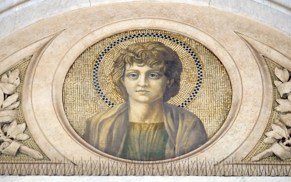 San Juan Apóstol Mosaico Basílica San Pablo Extramuros Roma Italia — Foto de Stock