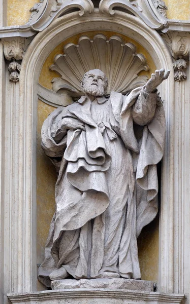 Saint Camillus Lellis Gevel Van Kerk Santa Maria Maddalena Rome — Stockfoto