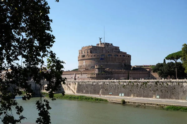 Mausoleo Adriano Generalmente Conocido Como Castel Sant Angelo Roma Italia — Foto de Stock