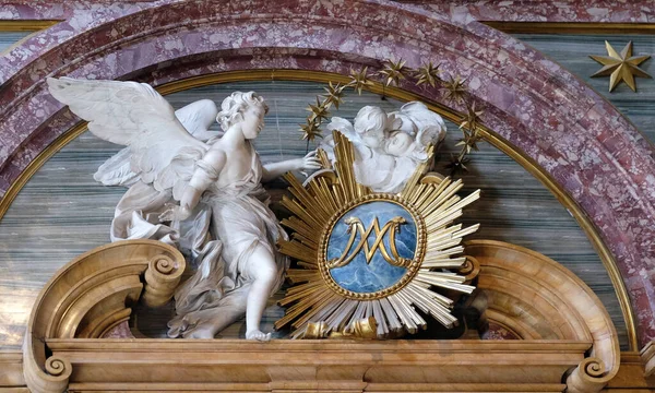 Angels Basilica Dei Santi Ambrogio Carlo Corso Ρώμη Ιταλία — Φωτογραφία Αρχείου