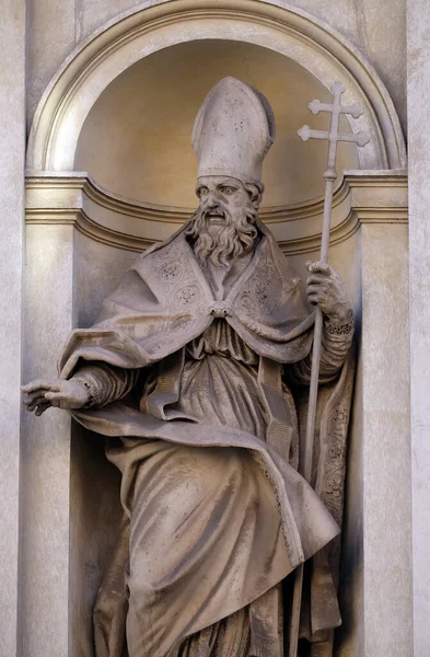 Saint Claude Guglielmo Antonio Grandjacquet Στην Πρόσοψη Της Εκκλησίας Santi — Φωτογραφία Αρχείου