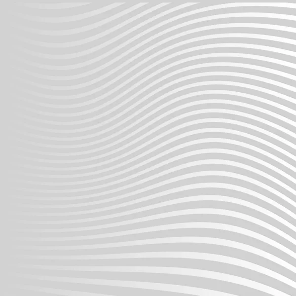Witte Vector Panoramische Achtergrond Met Golvende Lijnen Schaduwen Illustratie — Stockfoto