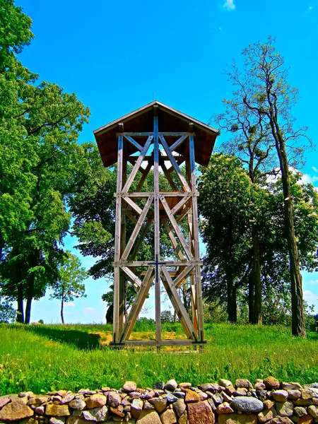 Ponte Legno Nel Parco — Foto Stock