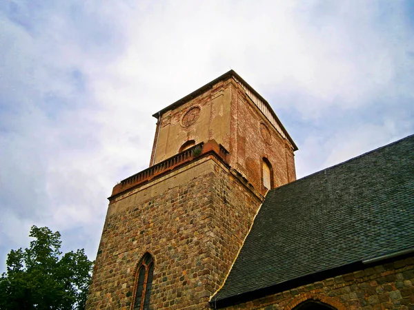 Chiesa Del Santo Sepolcro Nella Città Siena Italia — Foto Stock