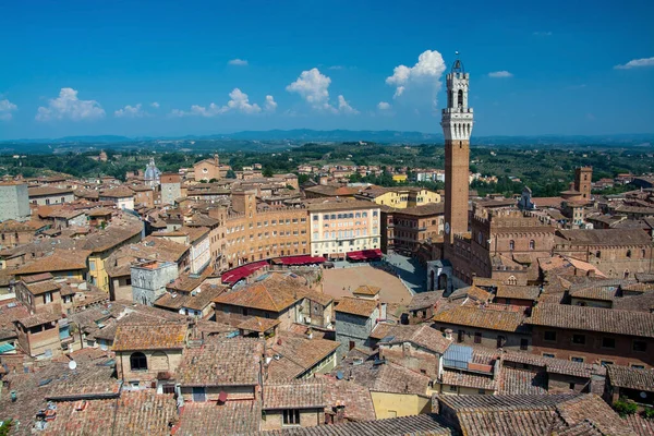 Florence Italie Juin 2017 Vue Sur Ville Sienne Toscane Ital — Photo